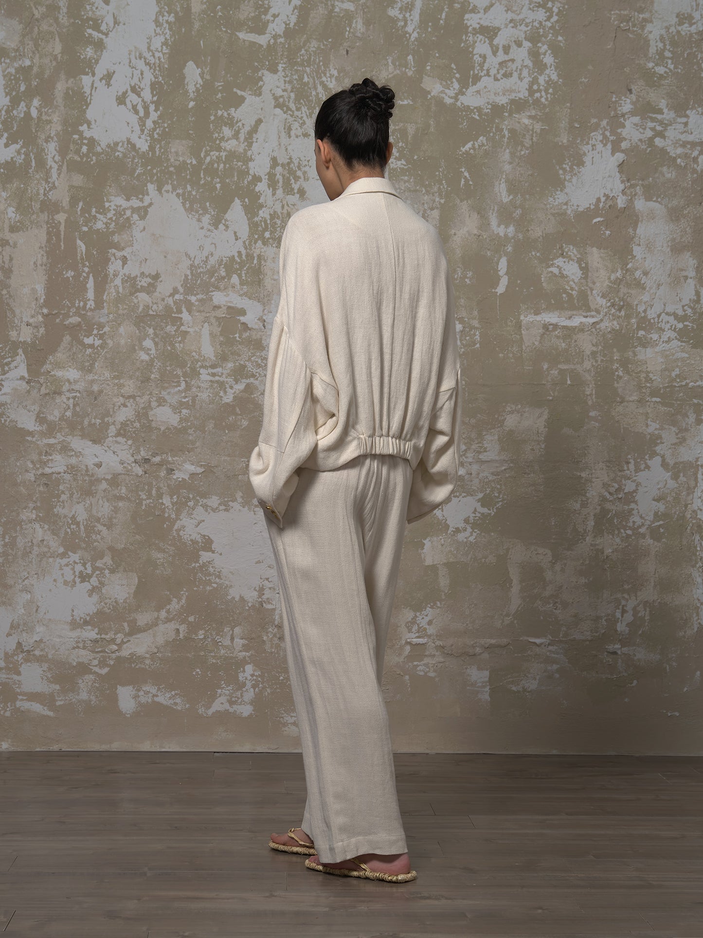 LABELDEL 25SS白色亚麻西装5