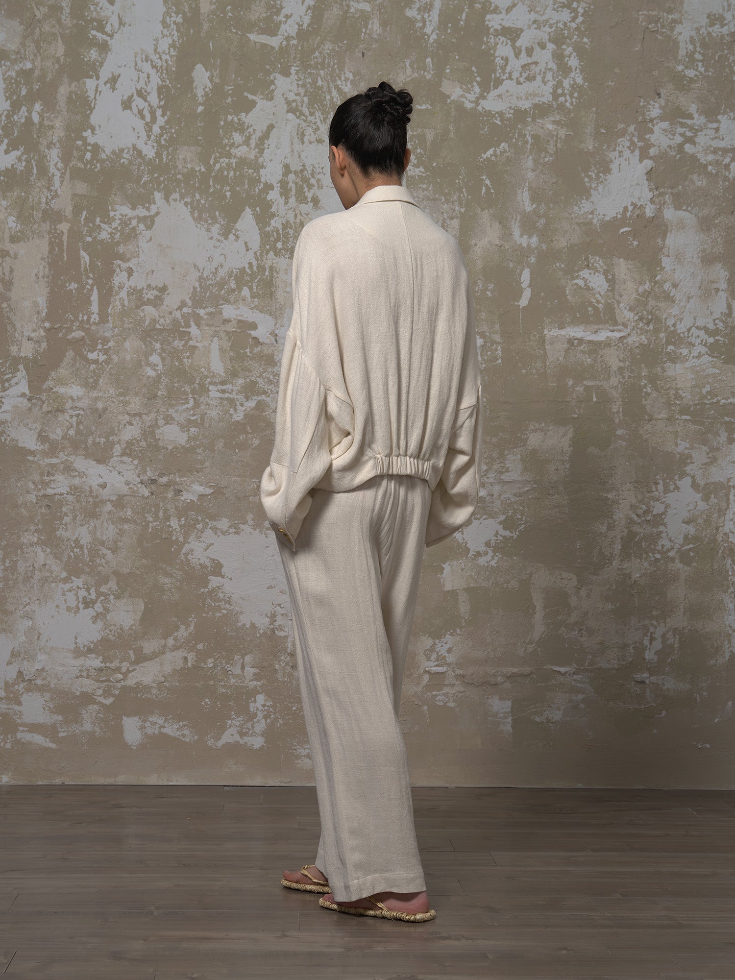 LABELDEL 25SS白色亚麻西装5