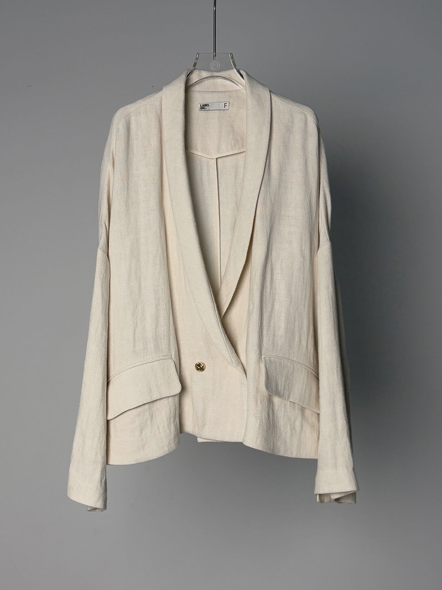 LABELDEL 25SS白色亚麻西装白底图