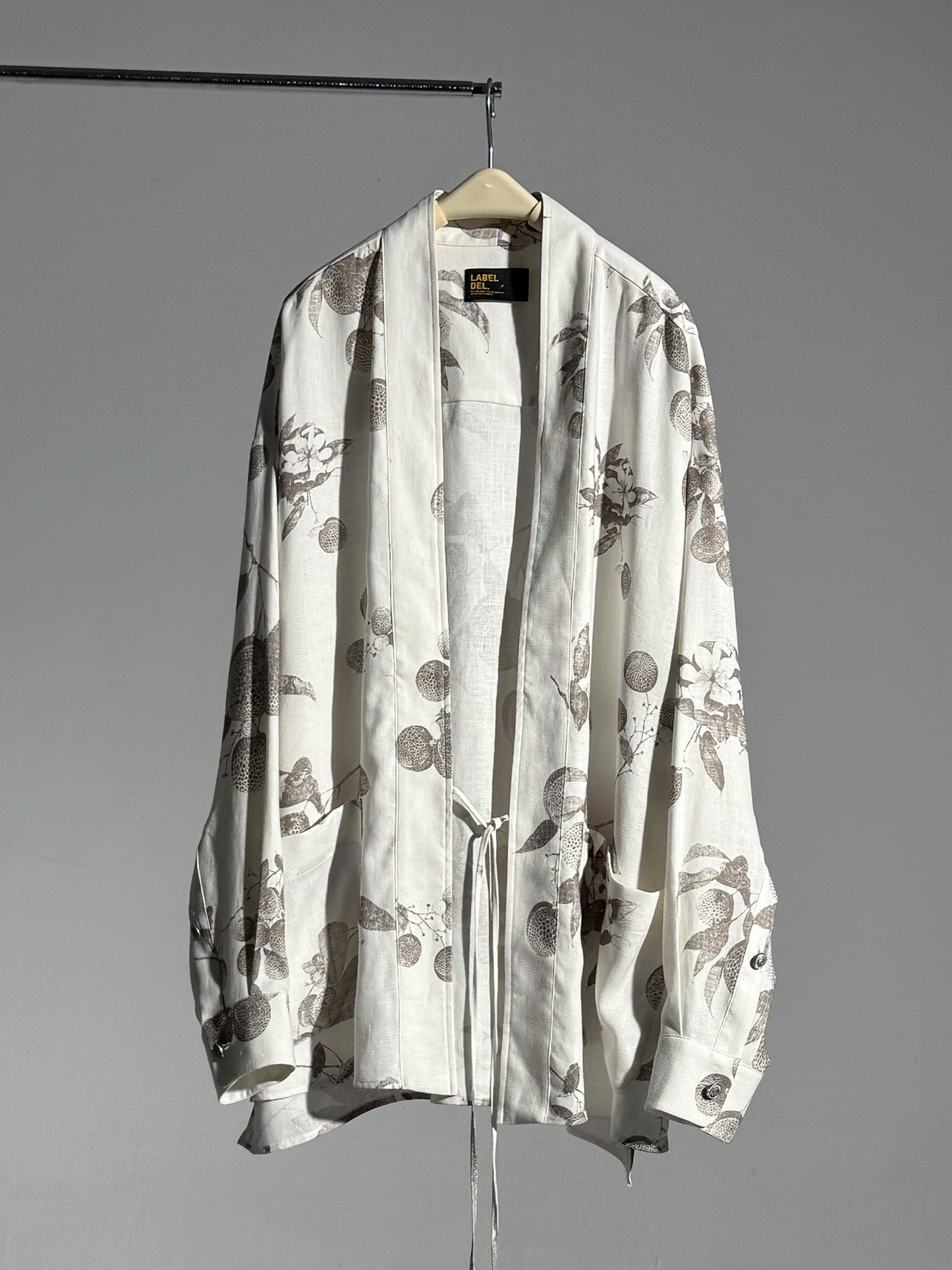 Linen Cotton Printed Kimono